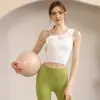 Nuevos Tops de Pilates y Yoga para Mujer 2026, Nueva Moda Sexy con Volantes para Primavera y Verano, Ropa de Fitness Profesional