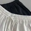 Pantalones Cortos Deportivos Simples Estilo Francés 100% Algodón Cintura Alta para Mujer Verano Cintura Elástica Sueltos Casuales Versátiles Pantalones Cortos Deportivos