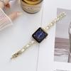 Adecuado para Apple 10 11, Correa de Reloj de Cadena Única de Mezclilla Fina Estilo Chanel, Huawei 11 Gt5 Fit4, Pulsera Samsung Xiaomi