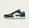 Zapatos Putian transfronterizos comercio exterior al por mayor zapatillas deportivas casuales versátiles de moda Jordan 1 para parejas, AJ1 de caña baja, zapatillas de panda para hombre y mujer