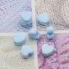 Acrílico Furo Reto Coração de Pêssego Cor Doce Contas Contas Joias DIY Corrente de Celular Chaveiro Pendente de Carro Acessórios com Contas