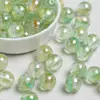 Dingyi K12 Angélica Arena Dorada Luna Fría Chapado Resina Perlas con Agujero Perlas Sueltas Hecho a Mano DIY Cadena para Teléfono Móvil Accesorios para Pulsera