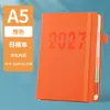 Libreta de Horario Chino-Inglés Transfronteriza 2027 Libreta de Registro de Autodisciplina Una Página por Día Libreta de Trabajo con Impresión de Logo