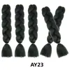 Perucas de Dreadlock de Fibra Sintética para Comércio Exterior Atacadista, Extensões de Cabelo Longo Tingidas em Degradê para Mulheres, Cabelo Trançado, Tranças Africanas Grossas
