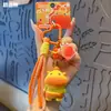 Pulseira Chaveiro Autêntica Boneca Capivara Lulu Casal Fofo Pingente de Mochila Escolar Pequenos Enfeites Pingente de Chaveiro de Carro
