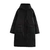 Moda Europea y Americana Clásica Suelta Ajustada Larga Chaqueta de Algodón Invierno Nueva Casual Chaqueta de Algodón para Mujeres 2969247