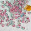 Contas Explosivas Mm10 Novas DIY Verão Contas Soltas Contas de Vidro 2024 Acessórios Pulseira Bicolor Com Contas Rachadura de Gelo Gradiente