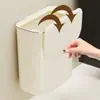 Bote de Basura Colgante de Cocina para Uso Doméstico, Alta Capacidad, Diseño Elegante, Montado en la Pared con Tapa para Sala de Estar y Baño