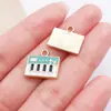 Aleación de Goteo de Aceite Accesorios para Instrumentos Musicales Piano Guitarra Llavero Pulsera Collar Colgante Hecho a Mano DIY