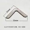 Protectores de Esquina Metálicos para Portátiles de 3-4 mm, Protectores de Esquina Metálicos, Accesorios para Esquinas de Portátiles, Protectores de Esquina de Cuero para Portátiles