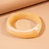 Pulseras Geométricas Irregulares de Madera y Resina Transfronterizas Europeas y Americanas, Pulseras Personalizadas Exageradas de Moda, Joyería de Lujo Ligero y Gama Alta
