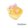 Accesorios de Resina DIY de Dibujos Animados Joyería Cámara de Dibujos Animados Pasador Funda para Teléfono Móvil Hebilla de Zapato Llavero Colgante Accesorios