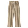 Calças de Moletom Jogger Casuais Unissex Primavera e Outono Cor Sólida Versátil Estilo Hong Kong Marca Tendência Soltas Afuniladas Retas