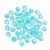 Contas Redondas de Vidro Florais Bicolores com Efeito Rachado para DIY Colar de Miçangas Artesanal Brincos Grampo de Cabelo Faixa de Cabelo Borla Contas Espaçadoras Acessórios