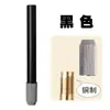 Extensor de lápiz de doble punta de acero inoxidable de metal transfronterizo de comercio exterior, extensor de estuche para bolígrafo, extensor de lápiz para bocetos, varilla de extensión para lápiz