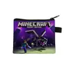 Monedero de Minecraft de Venta Caliente Transfronterizo, Mini Cartera Corta para Niños, Portallaves Portátil para Tarjeta de Acceso, Venta al por Mayor