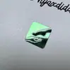 Pegatinas Metálicas Inglesas Transfronterizas con un Toque Personalizado de Alta Gama para Laptops, Decoraciones de Guitarra, Etiquetas Metálicas y Decoraciones de Empaque