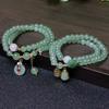 Dez yuan jade pulseira colar conjunto atacado Jade tenda fornecimento estúdio para enviar flutuabilidade mãe cadeia pescoço pendurado