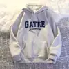 Moletom com Capuz Americano Pesado Masculino Outono e Inverno Forrado com Lã Espessado Solto Oversize Casal Casual Jaqueta Esportiva