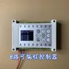 Relé Temporizador Multicanal 8 Entradas / 8 Saídas 8 Canais Controlador Programável Chaveador de Tempo de Ciclo PLC Simples Máquina Tudo-em-Um