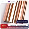 Tapete espelhado casamento animal de estimação lente lente cor champanhe dourado espelho macio espelho de plástico adesivo de espelho adesivos de parede de espelho material em rolo