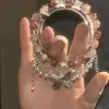 Pulsera de Neón Mariposa Lan Flor Inmortal Super Estilo Nacional Estilo Chica Fresca Pulsera de Pareja Estudiante Elegante Pulsera de Regalo