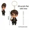 Nuevo producto transfronterizo: Llavero acrílico TOPTOY Harry Potter, colgante para coche de Harry Potter, en stock para clientes jóvenes