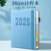 Libro de Horarios Personalizado 2026 Nuevo Inglés Español Cuaderno de Gestión de Planes Diarios Una Página por Día