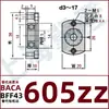 Conjunto de Asiento de Rodamiento Borde de Doble Corte Asiento de Rodamiento Único Tipo Hebilla BACA Asiento de Rodamiento Asiento Fijo BFF para Rodamiento con Asiento