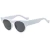Nuevas Gafas de Sol de Moda Estilo Europeo y Americano para Mujer, Adelgazan el Rostro, Protección Solar, Fiesta en la Playa, Temperamento de Alta Gama