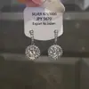 Brincos Femininos Mar Estelar Microincrustados com Diamantes Design Exclusivo de Nicho Alto Temperamento