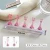 Conjunto Básico de Nail Art Aumento Acrílico 3cm Peça de Xadrez com Magnético Nail Art Prática Suporte de Exibição de Unhas