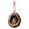 Decoraciones Navideñas de Animales Nuevos de Amazon Transfronterizo Árbol de Navidad Patrón de Animal Acrílico 2D Colgante Regalos