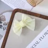 Doces Coloridos Franceses Laços Produtos Semi-Acabados Criativos DIY Grampo de Cabelo Acessórios de Joias Fofos Camada Dupla Pequenos Acessórios Frescos