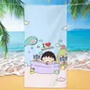 Atacado de Fábrica Transfronteiriça Toalha de Praia Infantil Desenho Animado Anime Bola Pequena Microfibra Secagem Rápida Absorvente de Água Toalha de Banho de Praia