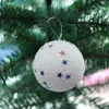 Suministros para Decoración de Árbol de Navidad Paquete de 6 Adornos de Copo de Nieve Bola de Nieve de Espuma Blanca Venta al por Mayor Accesorios de Fotografía Artículo Caliente de Navidad