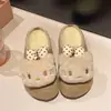 Sandalias de mujer tipo Birkenstock, sin cordones, de suela gruesa, estilo caricatura, lindas, versátiles y forradas de felpa, con tacón oculto, perfectas para usar al aire libre en la temporada otoño/invierno 2026