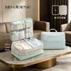 Nueva bolsa de almacenamiento de viaje 5 en 1, organizador de ropa de compresión, bolsa portátil para clasificar y organizar ropa