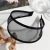 Nova tiara de malha respirável de aba larga transfronteiriça, acessório de cabelo vintage elegante para mulheres, atacado
