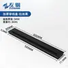 Caja de cables de aleación de aluminio engrosada para escritorio, cubierta de orificio para cables acolchada multifuncional para mueble de TV, cubierta decorativa para escritorio de oficina