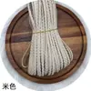 Corda trançada de PU de três fios Acessórios DIY Pulseira Chapéu indústria corda trançada Acessórios de vestuário Joias corda de 5mm