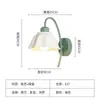 Luminária de Parede para Corredor de Sala de Estar Cor Creme Estilo Pastoral Francês, Luminária de Flor de Lírio-do-Vale Vintage para Cabeceira de Quarto
