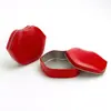 Caixa de lata de doces em formato de lábio, doce de casamento, caixa de embalagem de metal para lanche, caixa de lata para presente de casamento, personalizável e conveniente para transportar