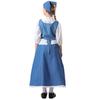 Fantasia Cosplay de Empregada de Mansão Francesa para Crianças no Halloween Vestido Longo de Empregada Medieval Pastoral Fantasia Familiar Doce