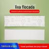 Lixa de polimento de flocagem longa 50 * 13,5 cm retangular autoadesiva lixa de polimento de canto de parede de areia branca autoadesiva
