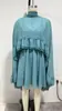 Otoño/Invierno 2026 Nuevo Transfronterizo Europeo y Americano Temperamento Elegante Vestido de Gasa Moda Camisola Interior Conjunto de Dos Piezas
