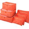 Conjunto de armazenamento de roupas transfronteiriço seis peças tecido Oxford portátil 6 Peças Suprimentos de viagem bolsa de armazenamento de bagagem