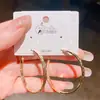 2026 Novo Design Brincos Lisos Multifacetados de Três Camadas com Pino Prateado, Brincos de Tarraxa Tendência Retro Elegante Estilo de Rua Inspirados no Instagram para Mulheres