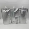 Bolsa de Pie con Boquilla de Papel de Aluminio para Empaque para Llevar, Bolsa para Sopa, Bolsa de Papel de Aluminio para Bebidas de Agua Rica en Hidrógeno, Bolsa Líquida Portátil de Grado Alimenticio de Pie