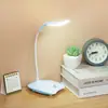 Fornecimento direto presente dormitório leitura e aprendizagem proteção para os olhos carregamento USB 18 contas de lâmpada LED três velocidades toque escurecimento lâmpada de mesa